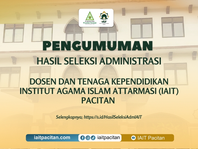 PENGUMUMAN HASIL SELEKSI ADMINISTRASI CALON DOSEN DAN TENAGA KEPENDIDIKAN